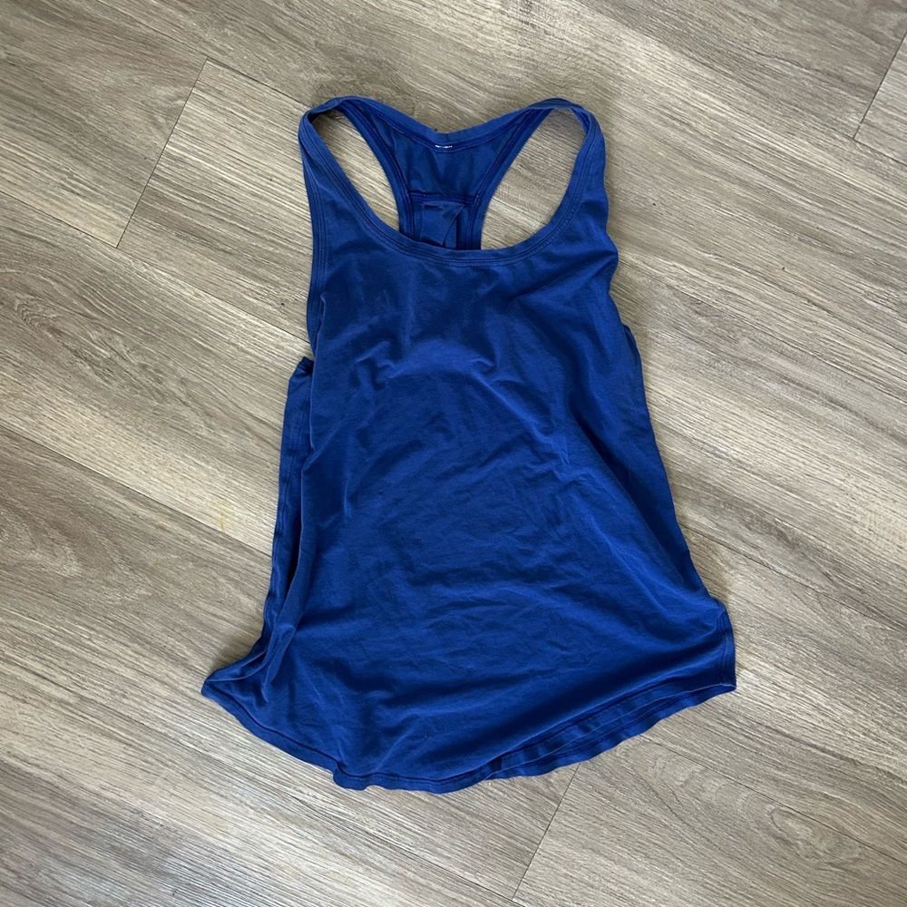 Lululemon Blue Racerback Tank Top